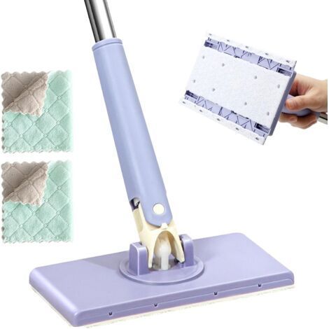 Mini Automatic Mop, Hands-Free 360° Multifunction Mop, Towel Compatible, for Cleaning Floors, Closets, Mirrors and Walls. (1/5)