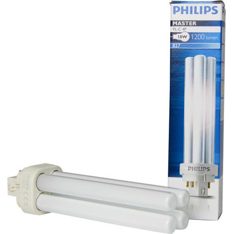 Ampoule basse consommation 18W GX24q-2 – Lumière chaude 2700K – 1200 Lumen – Durée de vie 13000 heures – IP20 pour usage intérieur