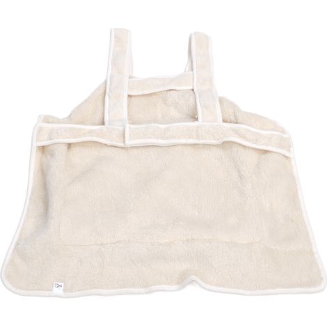 Tablier de transport pour chat, doux, chaud et respirant, beige, facile à nettoyer, sac de transport haute sécurité pour chaton (1/5)