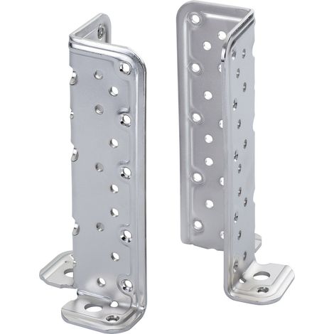 2PZ SUPPORTO INOX ANCORAGGIO ANGOLARE ART. 803IN DIMENSIONI MM.53X171H (1/2)