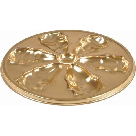 Set de 2 plateaux a huitres or (1/2)