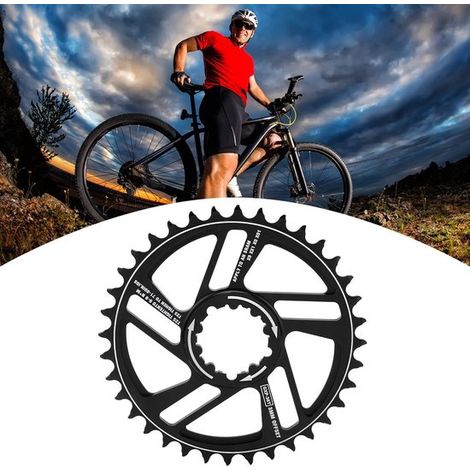 Cosensi - Pignone per bicicletta - 36T - Montaggio diretto - Nero - Pignone largo e stretto - Adatto per guarnitura - 11 velocità (1/5)