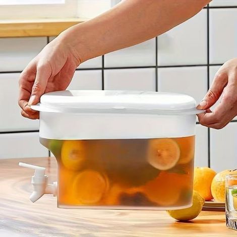 Distributeur boisson 3L – robinet, pichet fruits, limonade, réfrigérateur (1/5)