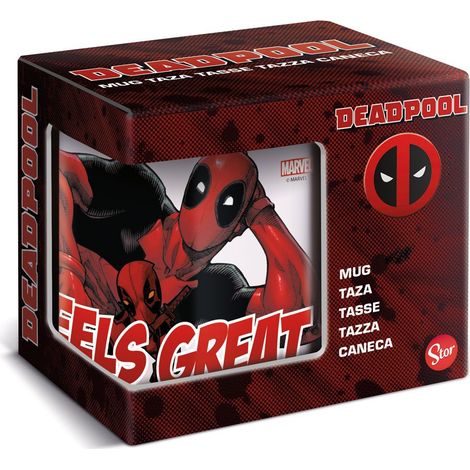 Stor Dead Pool Young Adult Keramikbecher in Geschenkbox, 325 ml Fassungsvermögen