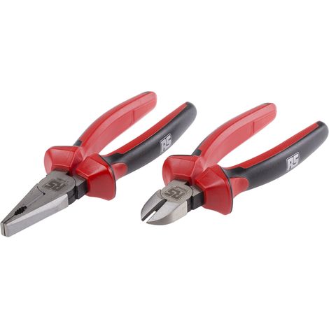 Jeu de pinces RS PRO, L. (hors tout) 200 mm, 2 pièces ( Prix pour 1 ) (1/3)