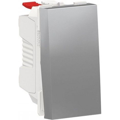 Interruptor Schneider Electric Unika 10 A 250 V aluminio