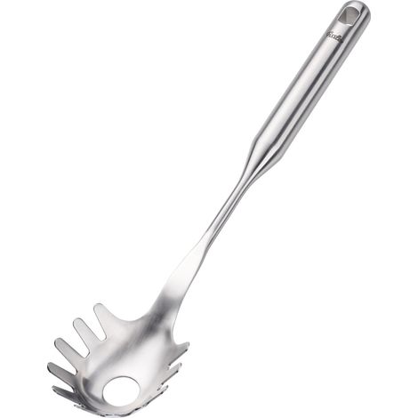Cuillère à spaghetti en acier inoxydable (34 cm) Grande cuillère à pâtes avec œillet de suspension Passe au lave-vaisselle (1/5)