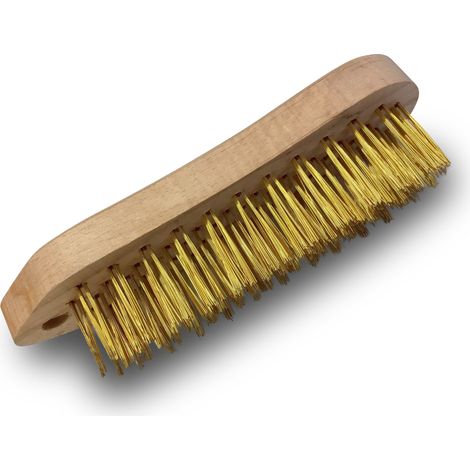 Brosse à main métallique  Type violon  Différents matériaux - A l'unité - Acier dur