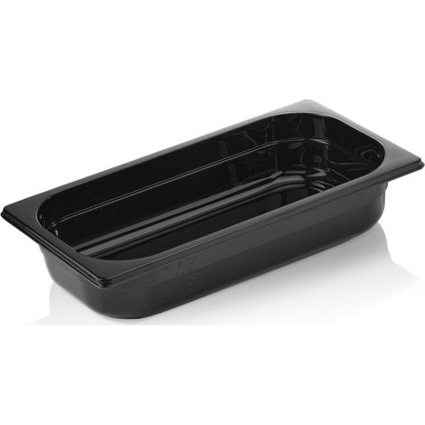 Bac GN 1/3 polycarbonate H 65 mm 2,5 ltr noir GN 96 - Was Germany (1/2)