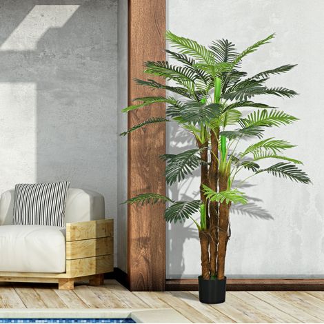 Palma artificiale 160 cm con 36 rami, verde DESVIAE (1/5)