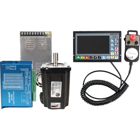 Closed-Loop-Schrittmotor-Kit, hohe Drehmomentleistung, CNC-Kompatibilität, 1-Achsen-Kit mit DDCS4.1-a, 4.5N.m (1/2)