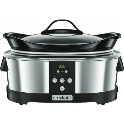 Slow Cooker Elektrotopf Slowcooker Crockpot 5,7 l Chrom SCCPBPP605-050