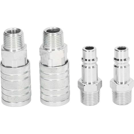 CYRILL – Raccordo per tubo dell'aria Raccordo rapido ad alto flusso durevole 1/2 pollice NPT Maschio Femmina 300PSI per gli appassionati di utensili pneumatici (1/5)