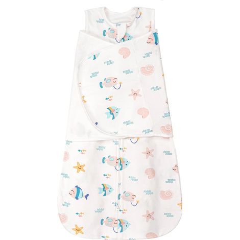 Gigoteuse Bébé 1 Tog Turbulette 0-12 Mois Gigoteuses Chambre Bébé 100% Coton Couverture Emmaillotage Bebe (1/5)