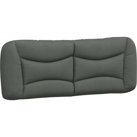 Maison Exclusive - Kopfteil-Kissen "Hvar" Dunkelgrau 120 cm Stoff (1/5)