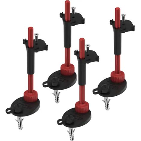 TECE TECEdrainpoint S Piedini di montaggio disaccoppiati acusticamente, 3690007
