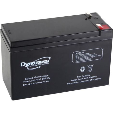 Dyno Europe BLEIAKKU - 12 V - 7,5 Ah - 151 x 65 x 99 mm (1/5)