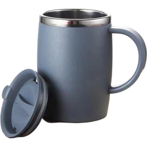 Tasse Thermique - Acier Inoxydable 304 - Isolée Double Paroi - Pour Boissons Chaudes et Froides - 500 ml - Voyage Bureau Maison (1/5)
