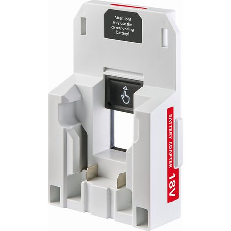 Laserliner PowerAdapter, Adapter für Milwaukee 18V Akkusystem, für Multi-18V-Geräte, IP54, passend zu M18 B2/B4/B5, 92 g (1/3)
