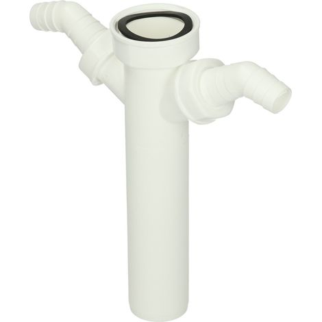 Tuyau de réglage DN 40 x 200 mm avec 2 raccords fexible/douille coudée
