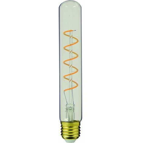 E27 Vintage-LED-Lampe, T30-Röhre, E27-Fassung – E27 Vintage-LED-Glühbirne, 320° Abstrahlwinkel – 4 W weiße Lampe (entspricht 20 W), 200 Lumen – warmweißes Licht – RFDE160T185S [Energieklasse]