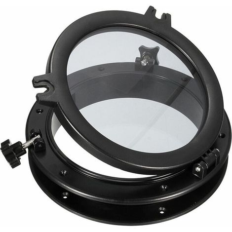 Lot de 10 Hublots Ronde Ouverture pour Cabine de Bateau, Fenêtre Yacht, Fixation en Inox, Diamètre 200mm (1/4)