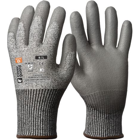 Gants anti-coupure EUROCUT P500 - Enduit PU Gris Taille 11