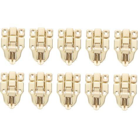 10 Pieces Antique Closure Jewelry Latches Storage Pieces Secure Wooden (1/5)