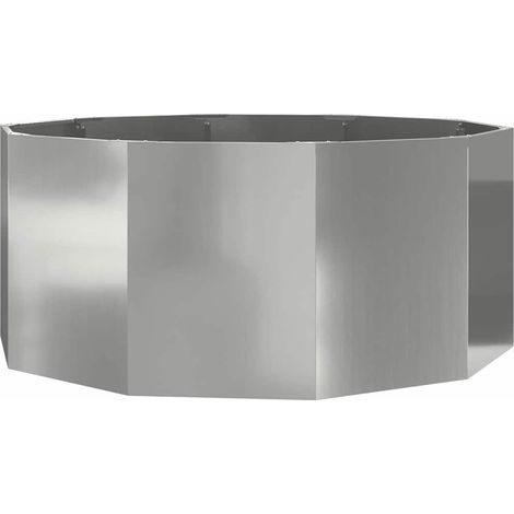 Maison Exclusive - Pflanzkübel Silber 120 x 120 x 50 cm Verzinkte