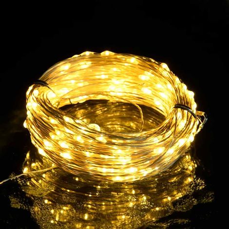 Guirlande LED，Décoration de Noël avec 150 LED Blanc chaud 15 m CFW69549 (1/5)