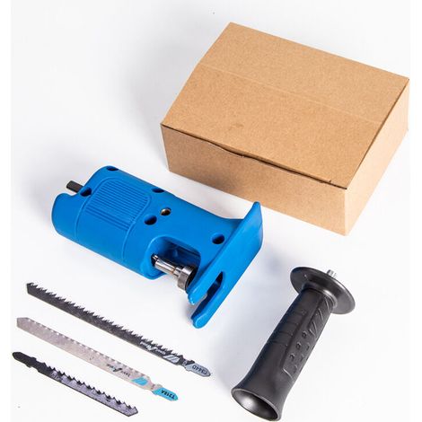 Outils de perceuse électrique de coupe, scie alternative électrique scie sauteuse accessoire d'outil de perceuse électrique pour la coupe du bois et du métal - (1/5)