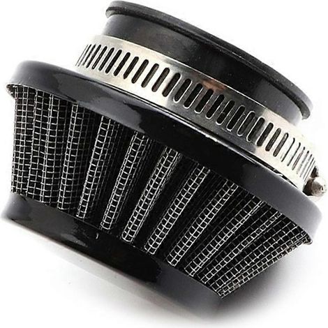 42-mm-Luftfilter für 47-ccm-/49-ccm-Minibikes/Quads/ATV-Upgrade-Kits, schwarzes Aluminium (Schwarz) (1/5)