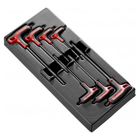 Facom – Jeu de clés Torx T10 à T40 – 7 pièces – Acier au silicium – Finition phosphate – Bras court pour espaces confinés (1/2)