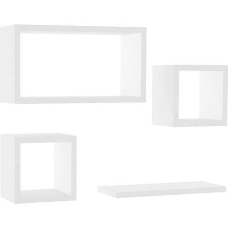 Estante de pared, estante de almacenamiento Shelf Blanco (1/5)