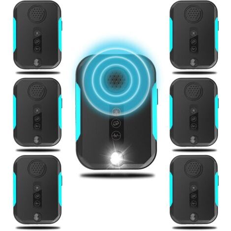 BUNTHAUS 6 Pack Ultrason Souris et Rats Puissant à Large Portée, Répulsif Souris pour Intérieur avec Lumière LED, Ultrason Rongeur pour Maison, Appartement, Cave, Restaurant, Grenier, Garage (1/5)