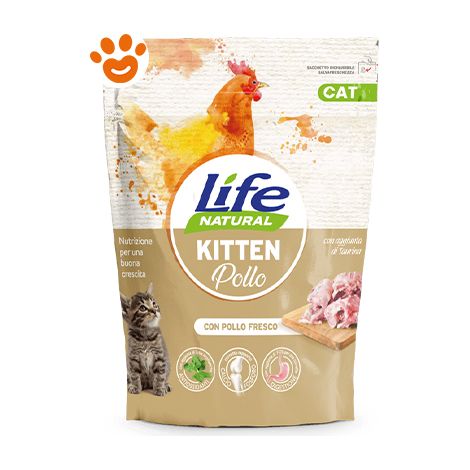 Life Cat Kitten Pollo - Sacco 800 Gr -
