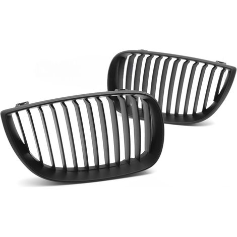 Grille de calandre avant BMW Serie 1 E87 de 2004 a 2007 Noir matt-42670695 (1/4)
