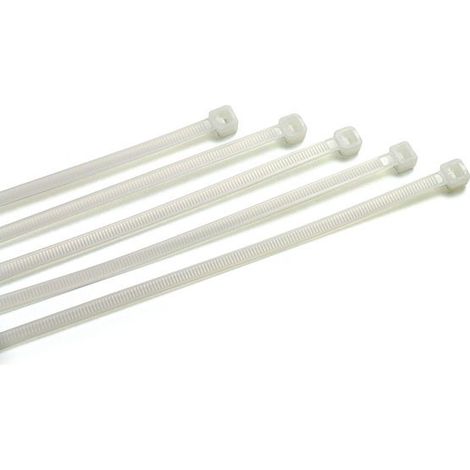 Fascette BN 4.8x280 Bianco Fischer - Conf da 100 pz - 87485