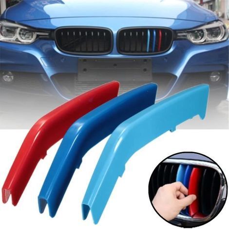 NEUFU Clip Couverture Kidney Grille Calandre Bande M Couleur ABS Pour BMW 3 Series F30-Ywey (1/5)