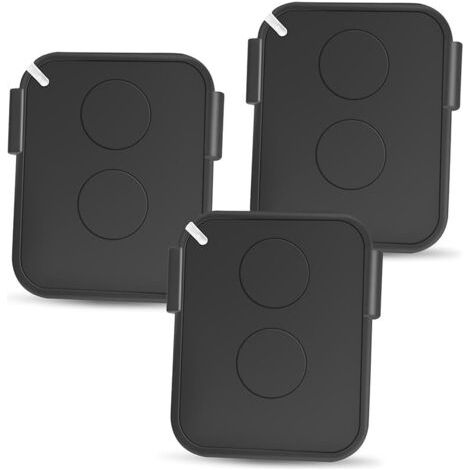 Pair Lot de 3 télécommandes Portail compatibles ON2E – Émetteur 2 Canaux 433,92 MHz – Code Tournant Sécurisé – Portée Jusqu’à 200m – Compatible Récepteurs Automatisés (1/5)