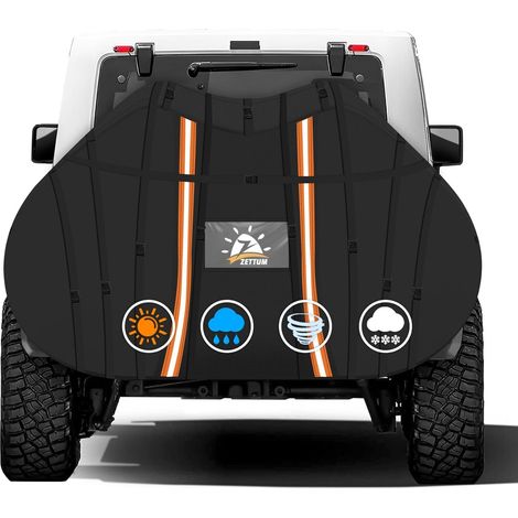 Housse Velo pour Le Transport et Rangement Extérieur de 1 Vélos - Imperméable et Robuste, Revêtement PU 600D Housse de Protection du Vélo pour Porte-Vélos Arrière sur Attelage de Voiture