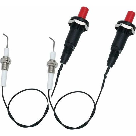 Kit d'allumage piézo pour barbecue à gaz/Range Spaker - Lot de 2 (1/4)
