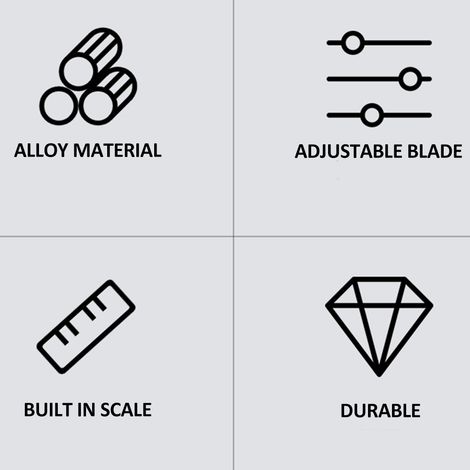 Ouvre-trou universel multifonction pour bois, scie à poinçonner réglable. Diamètre 45–130 mm. Convient planche bois, plâtre, plastique, aluminium et autres matériaux (1/5)