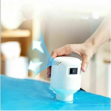 Electric vacuum pump for storing clothes at home and while traveling, ensures optimal sealing of storage bags. YMYNY (1/4)