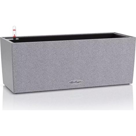 LECHUZA® Blumenkasten BALCONERA Stone 50 Steingrau All-in-One