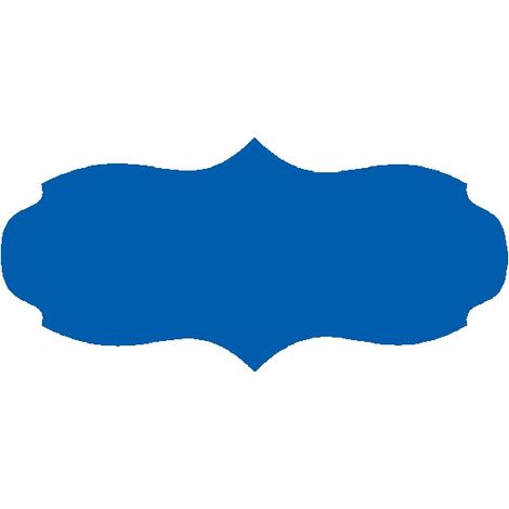 Etichetta per barattolo 7,5x3 cm per conserve, 60 pezzi, blu opaco (1/2)