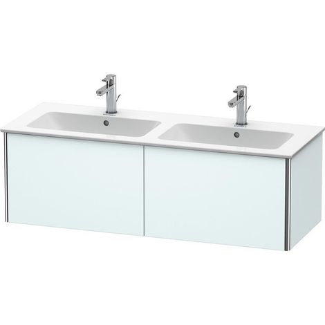 Meuble sous-vasque XSQUARE 400x1280x478mm Bleu clair mat
