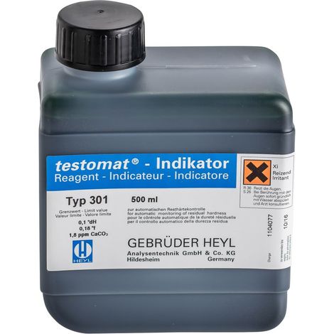 BWT Indikatorlösung 500ml, 0,1 Grad dH für Testomat F Bob, 11986
