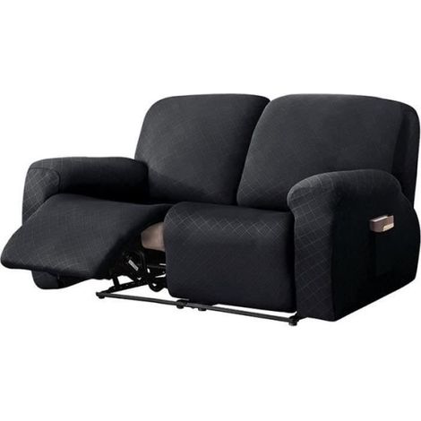 Housse de canapé - 2 places élastique - Extensible - Antidérapante - Matelassée (quiltée) (1/4)
