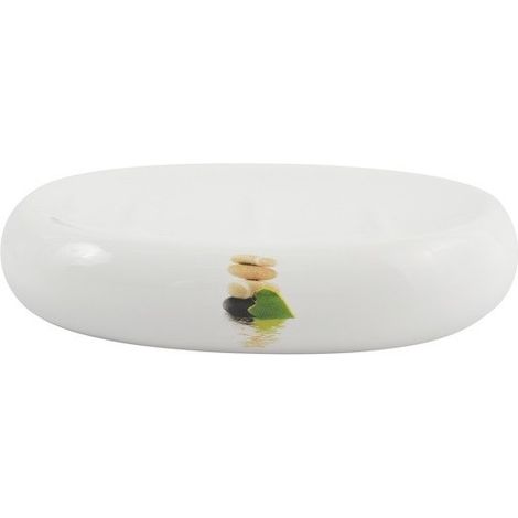 Porte Savon Céramique JAVA LINGGA Blanc MSV (1/3)